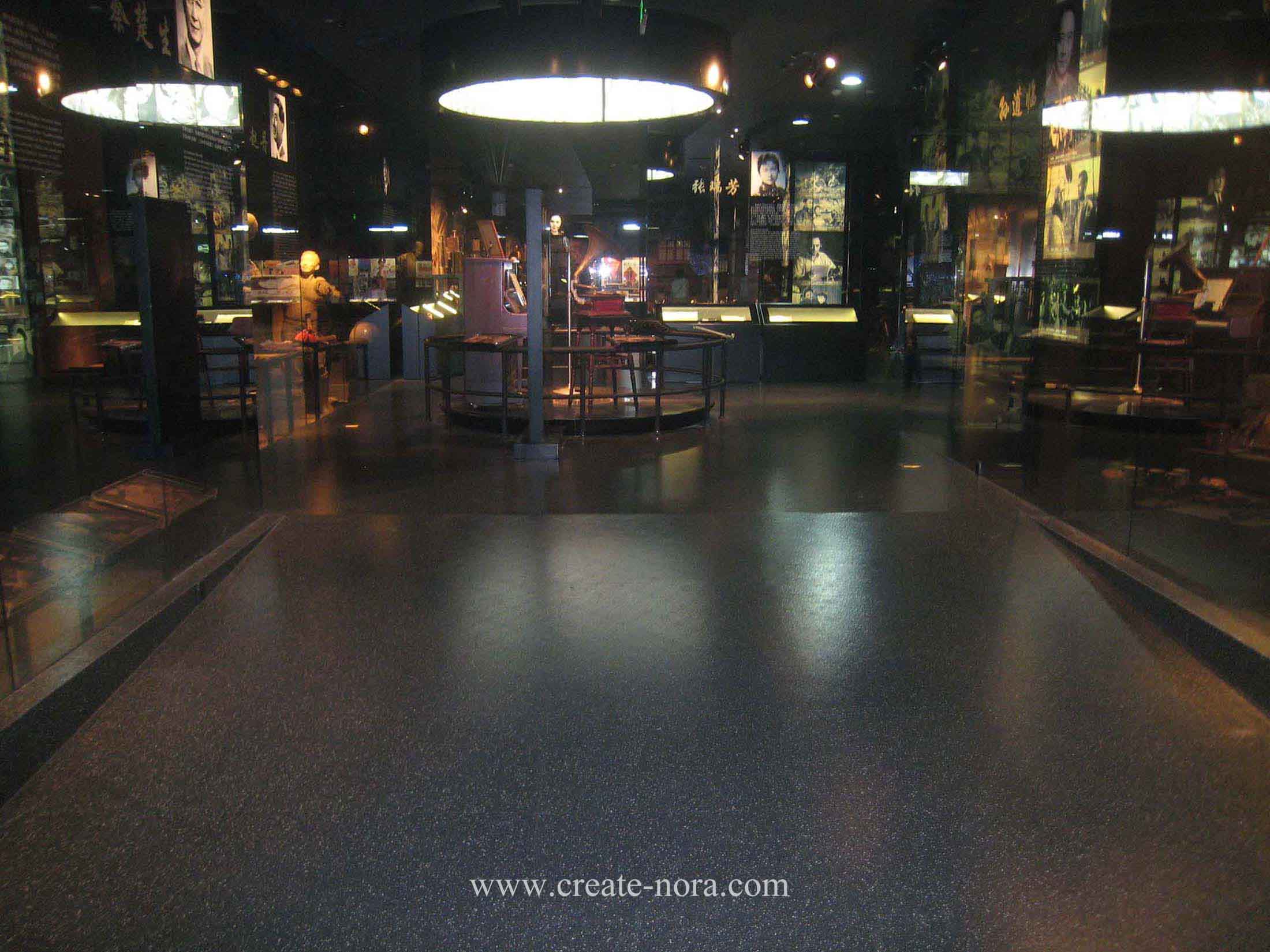 the photo of nora rubber flooring in Shanghai Film Museum 4